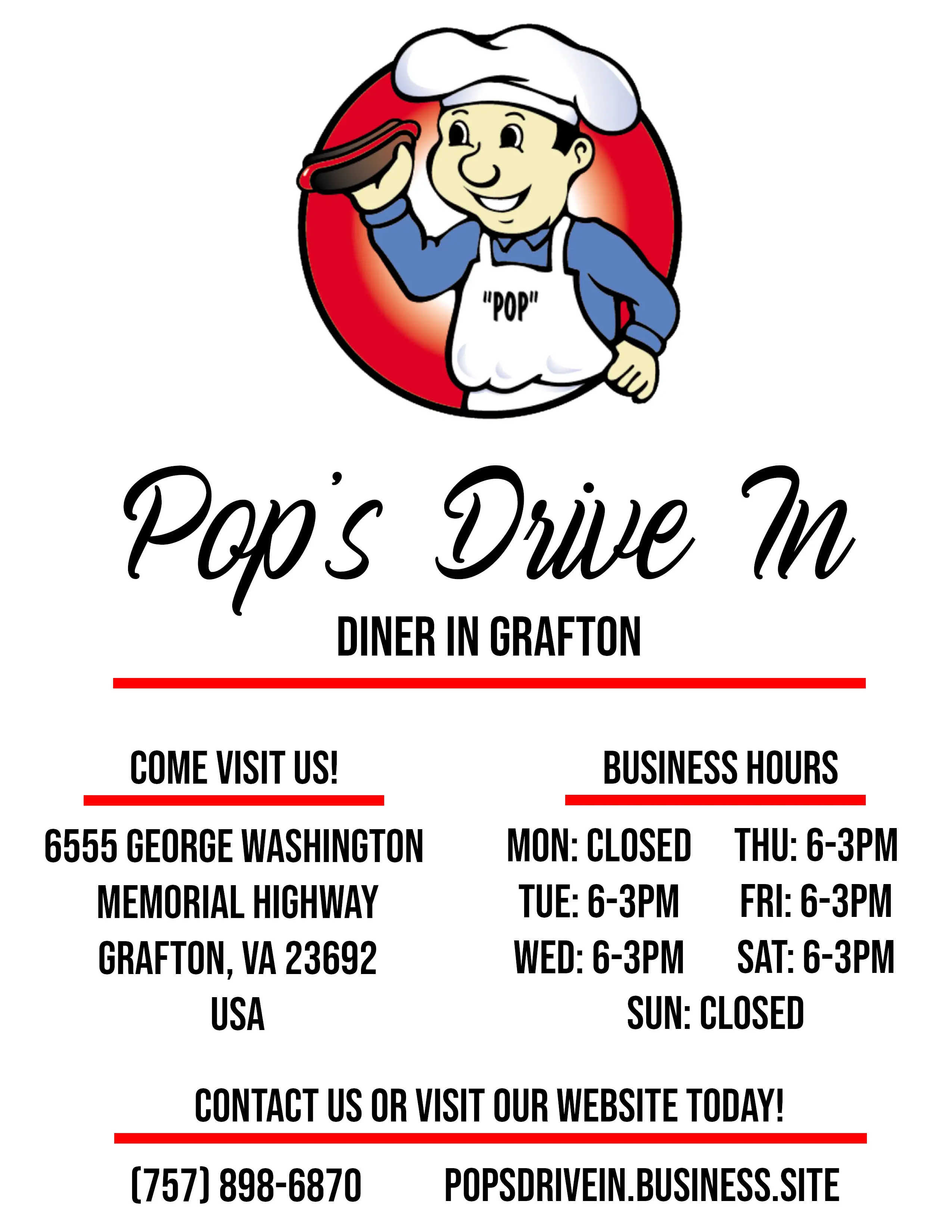Pops Flyer